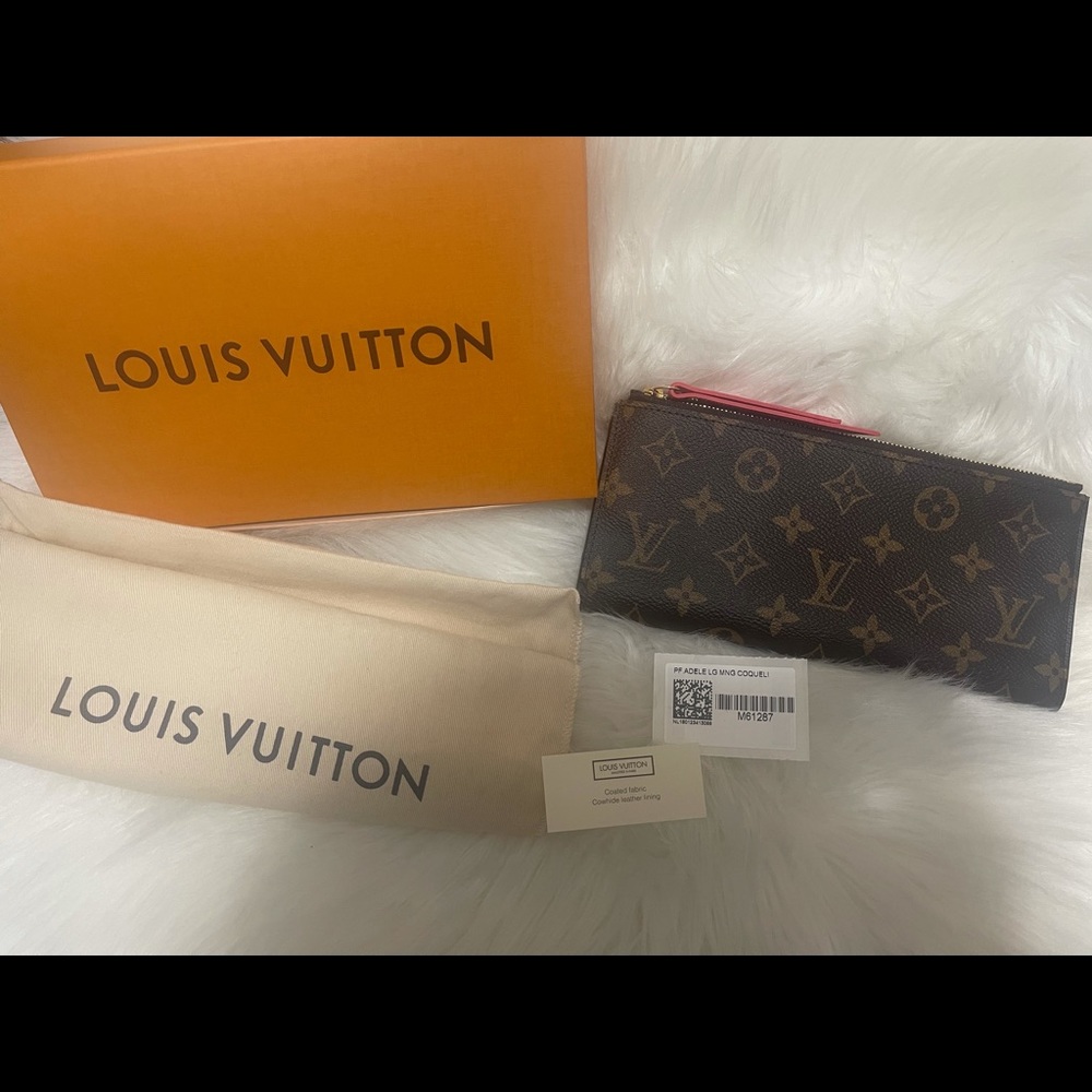 💯Authentic Louis Vuitton Adele Wallet 🌺